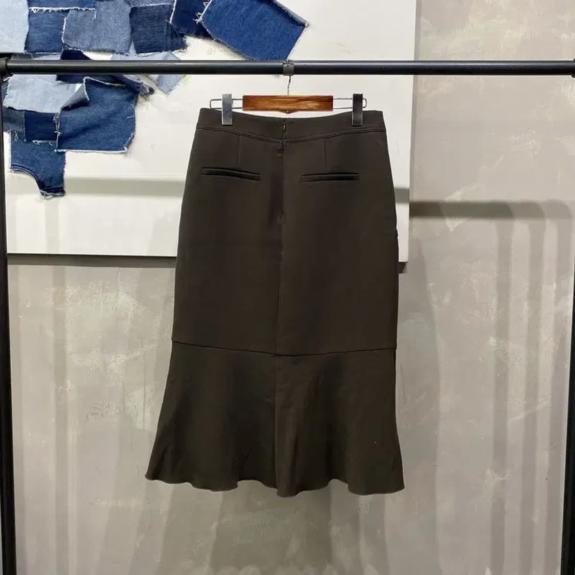 (27인치) 리스트 여성 캐주얼 머메이드 롱 스커트 치마 상품이미지3