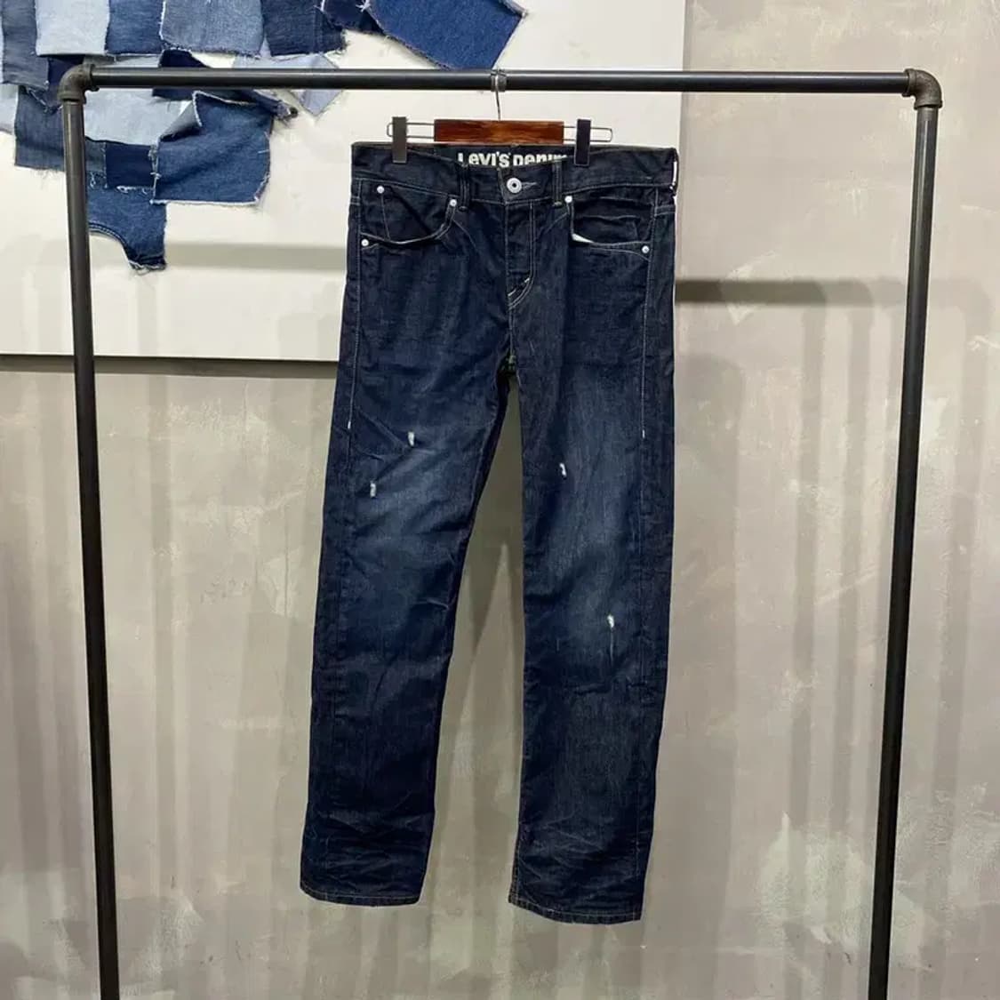 (34인치) 리바이스 522 빈티지 슬림 스트레이트진 데님팬츠 상품이미지1