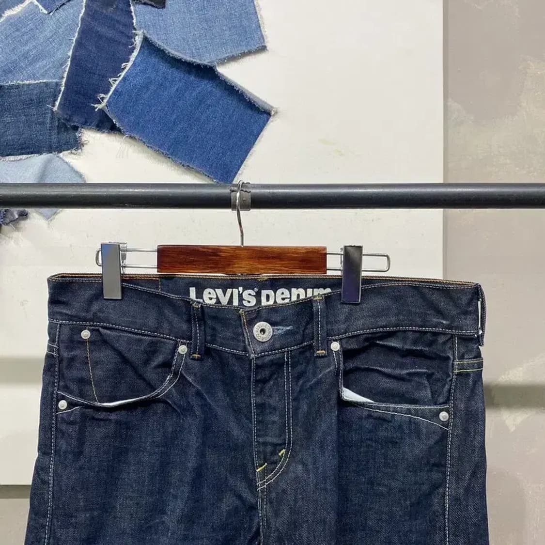 (34인치) 리바이스 522 빈티지 슬림 스트레이트진 데님팬츠 상품이미지2