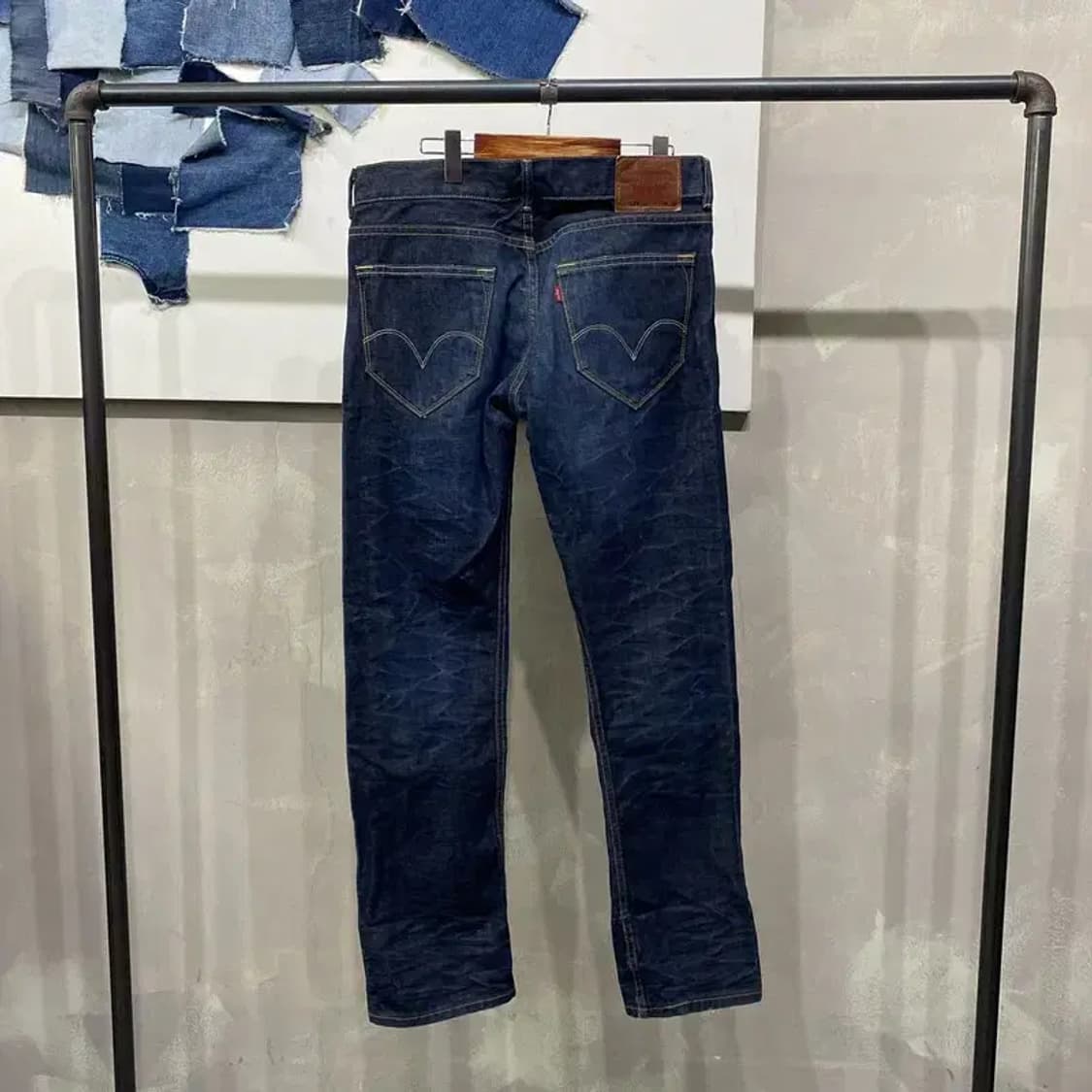(34인치) 리바이스 522 빈티지 슬림 스트레이트진 데님팬츠 상품이미지3