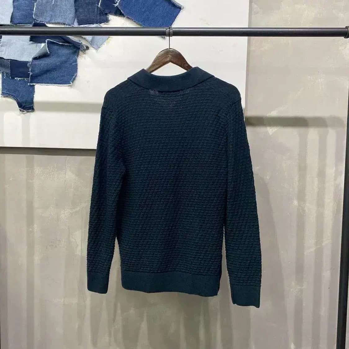 (95) 다니엘크레뮤 캐주얼 캐시미어 긴팔 니트 카라티 상품이미지4