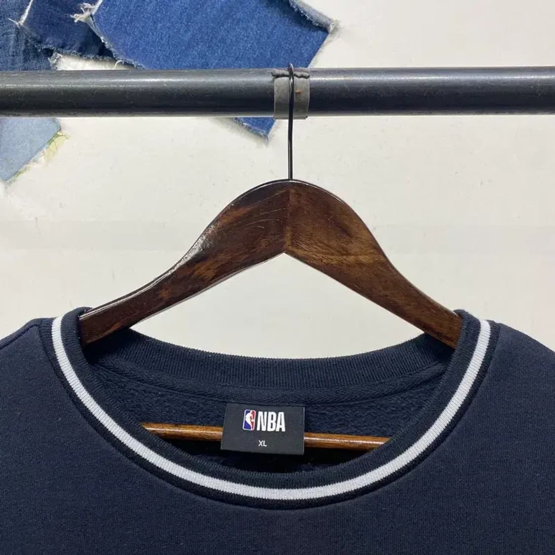 (105) NBA 골든스테이트워리어스 캐주얼 기모 맨투맨 긴팔 티 상품이미지2