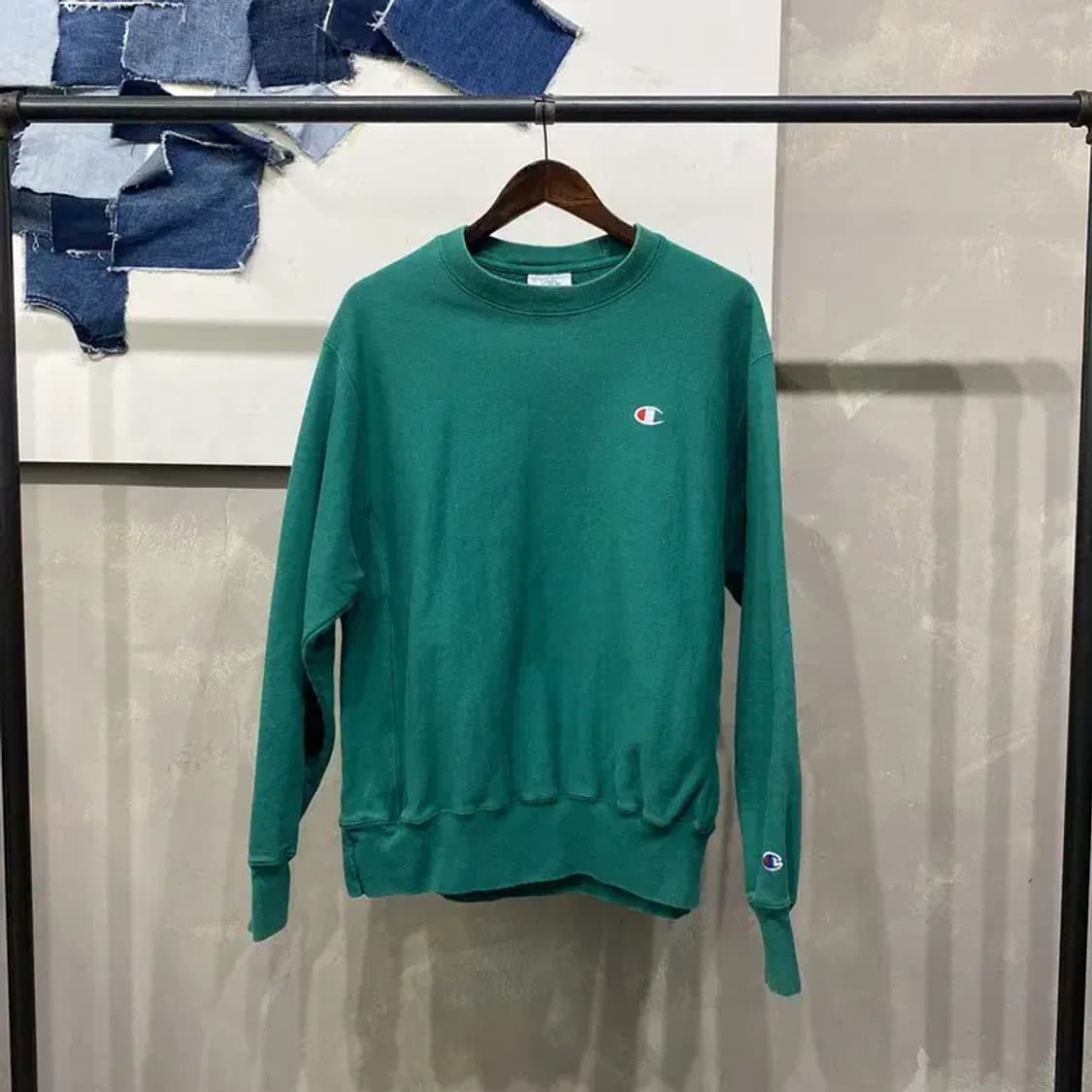 (100) 챔피온 리버스위브 스트릿 기모 맨투맨 긴팔 티 상품이미지1