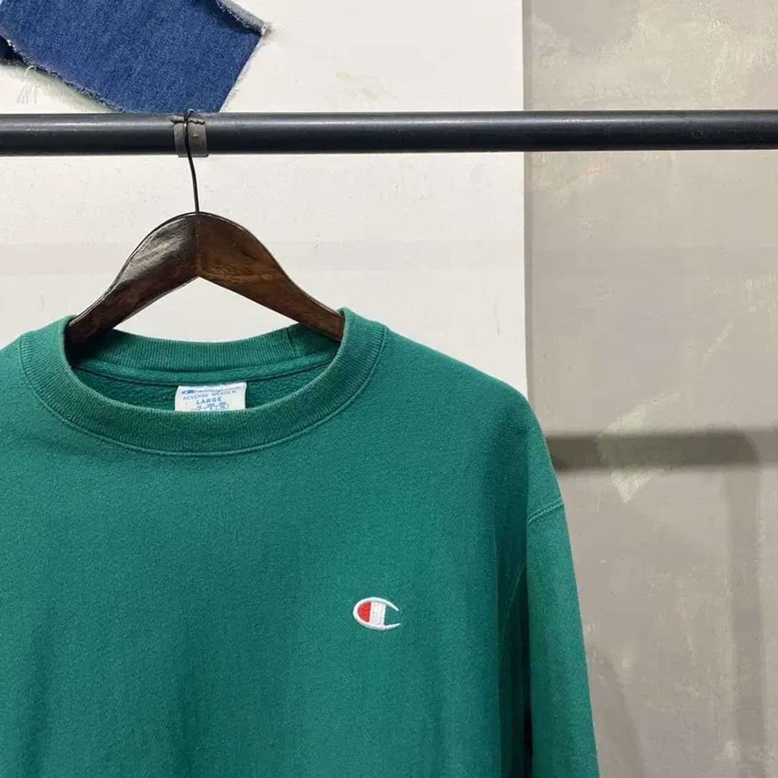 (100) 챔피온 리버스위브 스트릿 기모 맨투맨 긴팔 티 상품이미지3