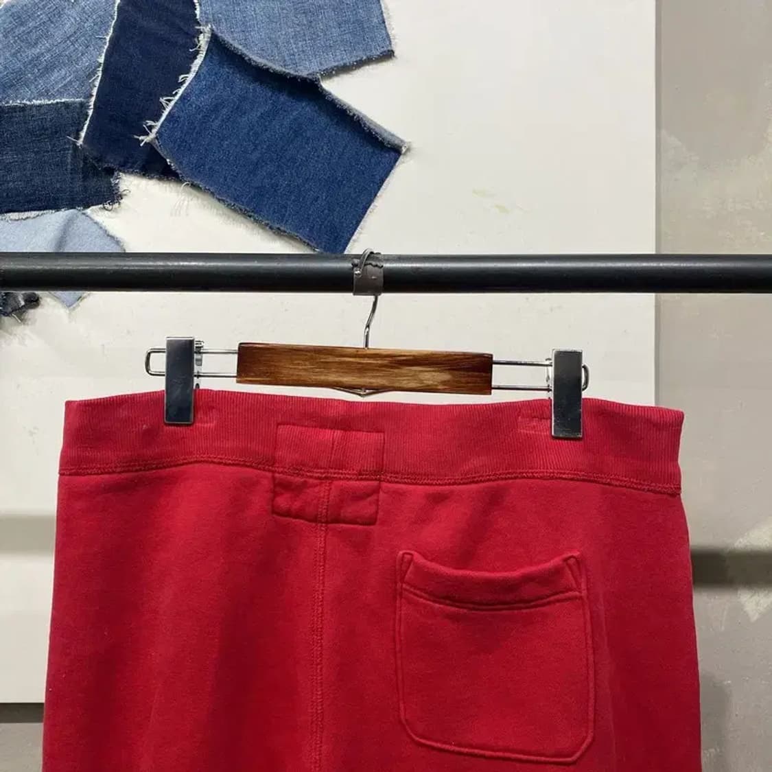 (32~34인치) 아베크롬비 캐주얼 불독 자수 밴딩 기모 운동바지 상품이미지4