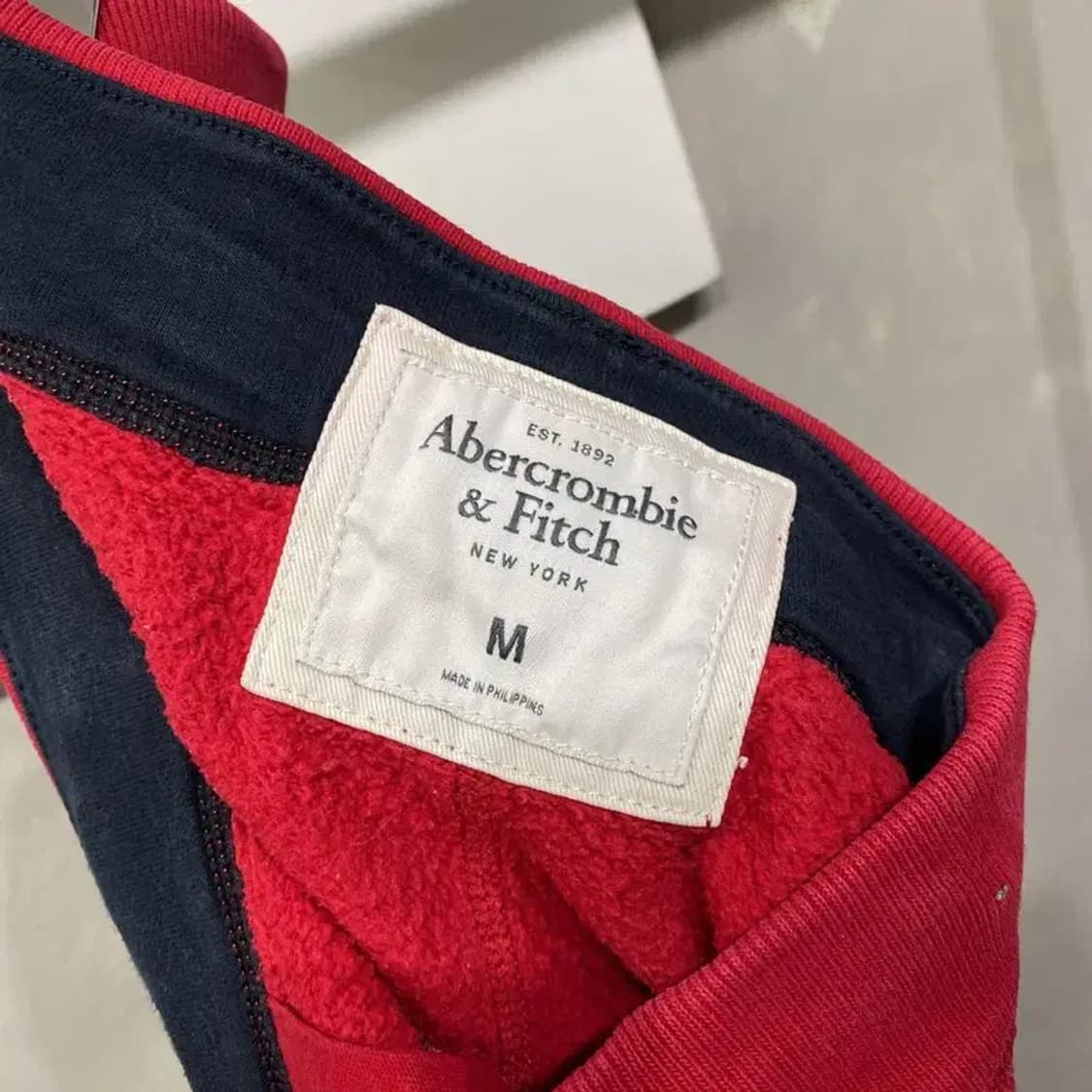 (32~34인치) 아베크롬비 캐주얼 불독 자수 밴딩 기모 운동바지 상품이미지5