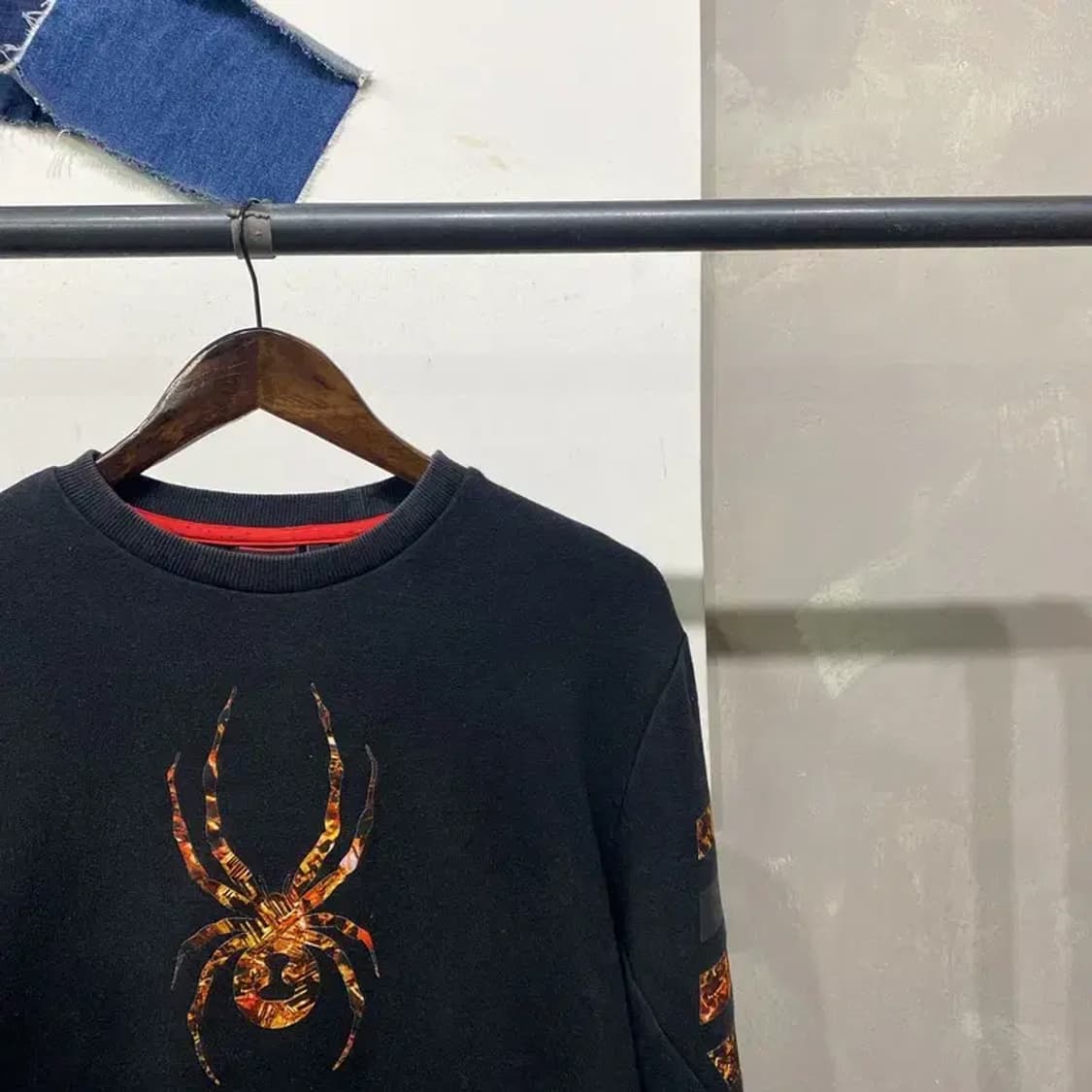 (100) 스파이더 스트릿 캐주얼 프린팅 맨투맨 긴팔 티 상품이미지3