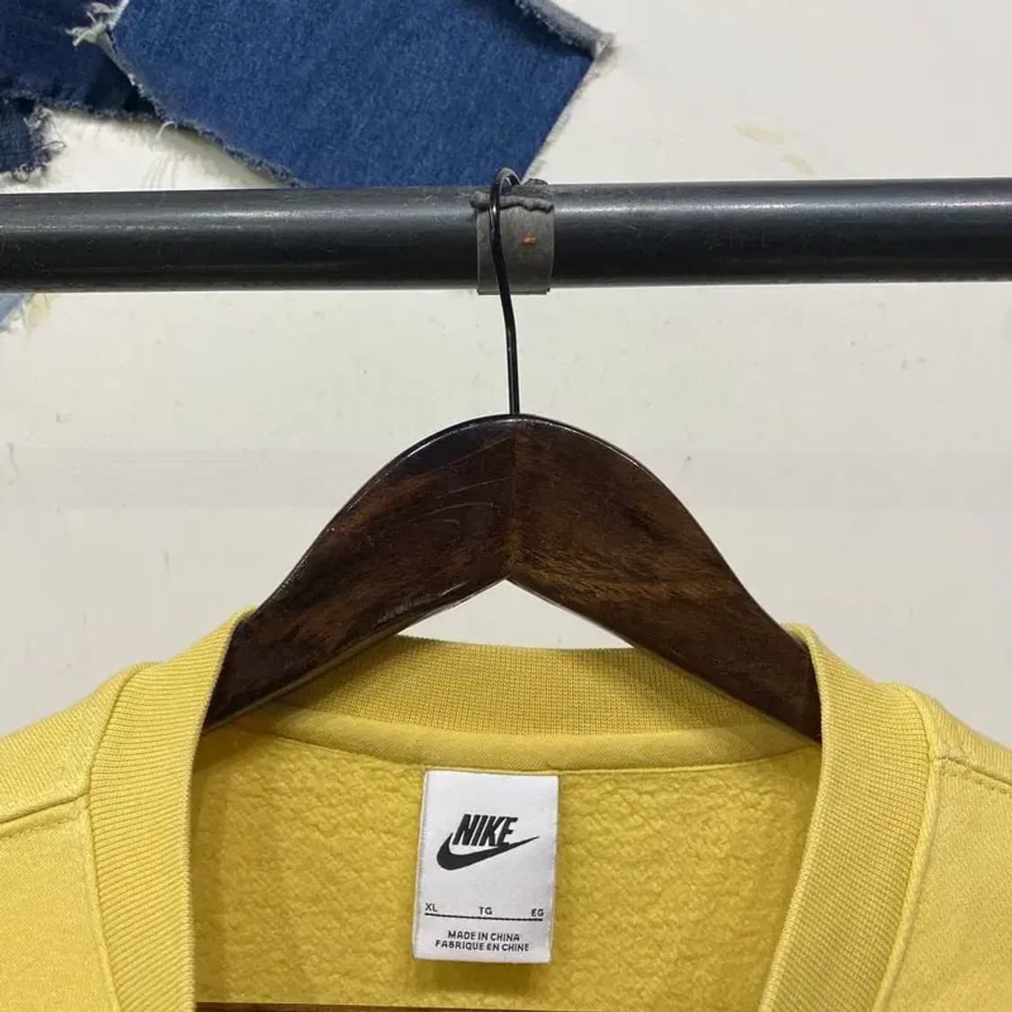 (105) 나이키 스트릿 캐주얼 자수 기모 맨투맨 긴팔 티 상품이미지2