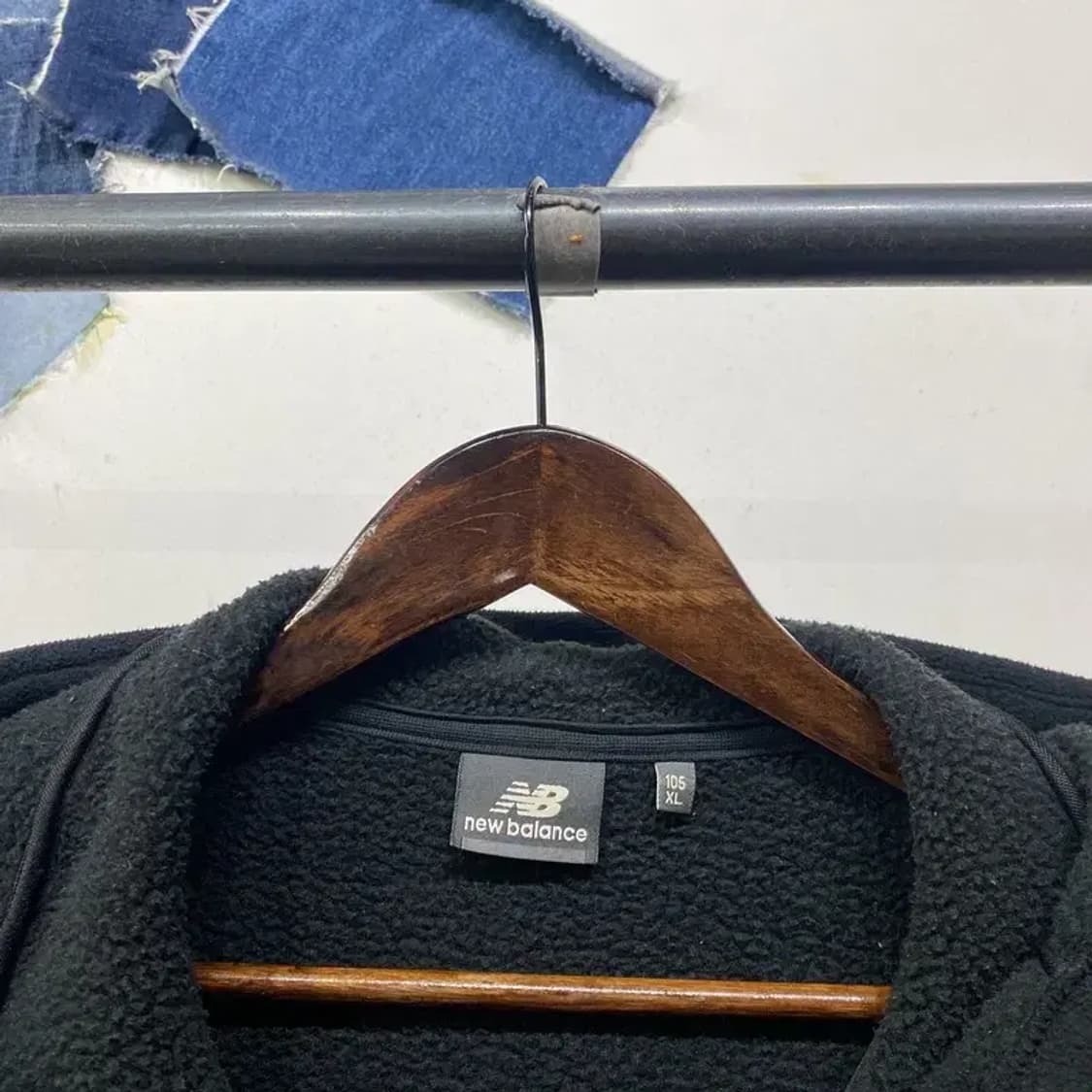 (105) 뉴발란스 캐주얼 기모 후리스 플리츠 후드집업 자켓 상품이미지2