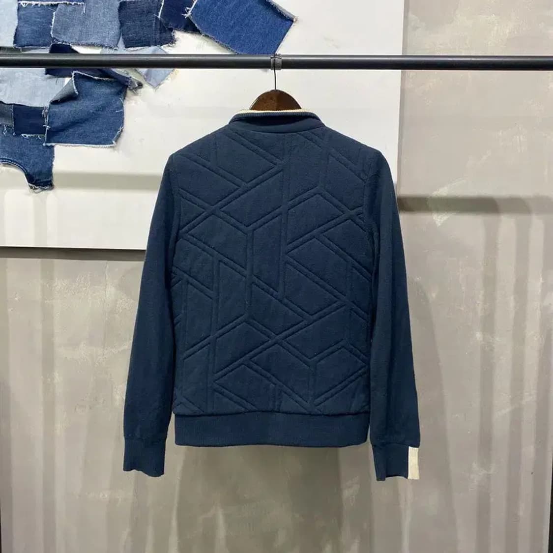 (100) 헤지스 골프 스포츠 방풍 니트 경량패딩 자켓 상품이미지4