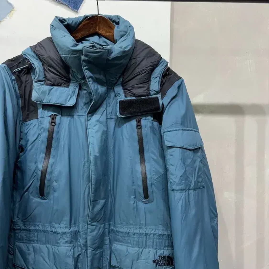 (90) 노스페이스 화이트라벨 캐주얼 구스다운 거위털 하프패딩 상품이미지3