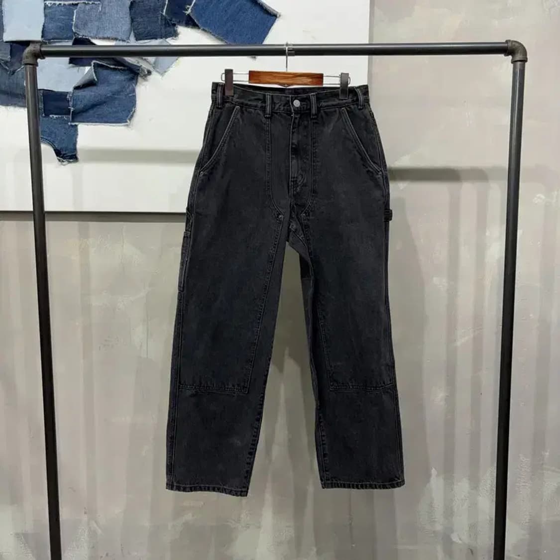 (28인치) 디스이즈네버댓 스트릿 카펜터 흑청바지 데님팬츠 상품이미지1