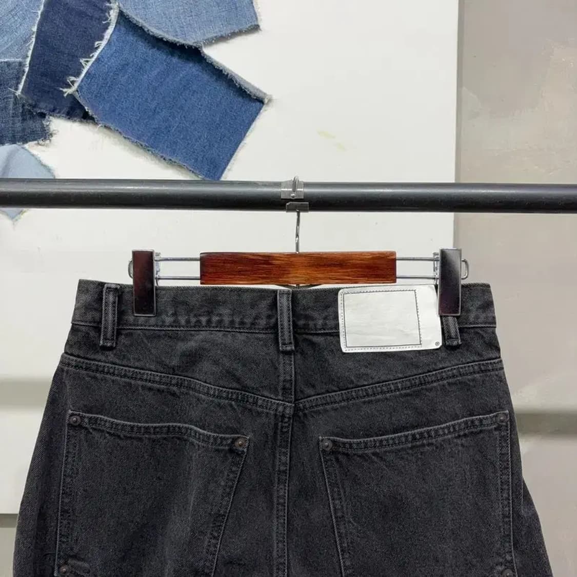 (28인치) 디스이즈네버댓 스트릿 카펜터 흑청바지 데님팬츠 상품이미지4