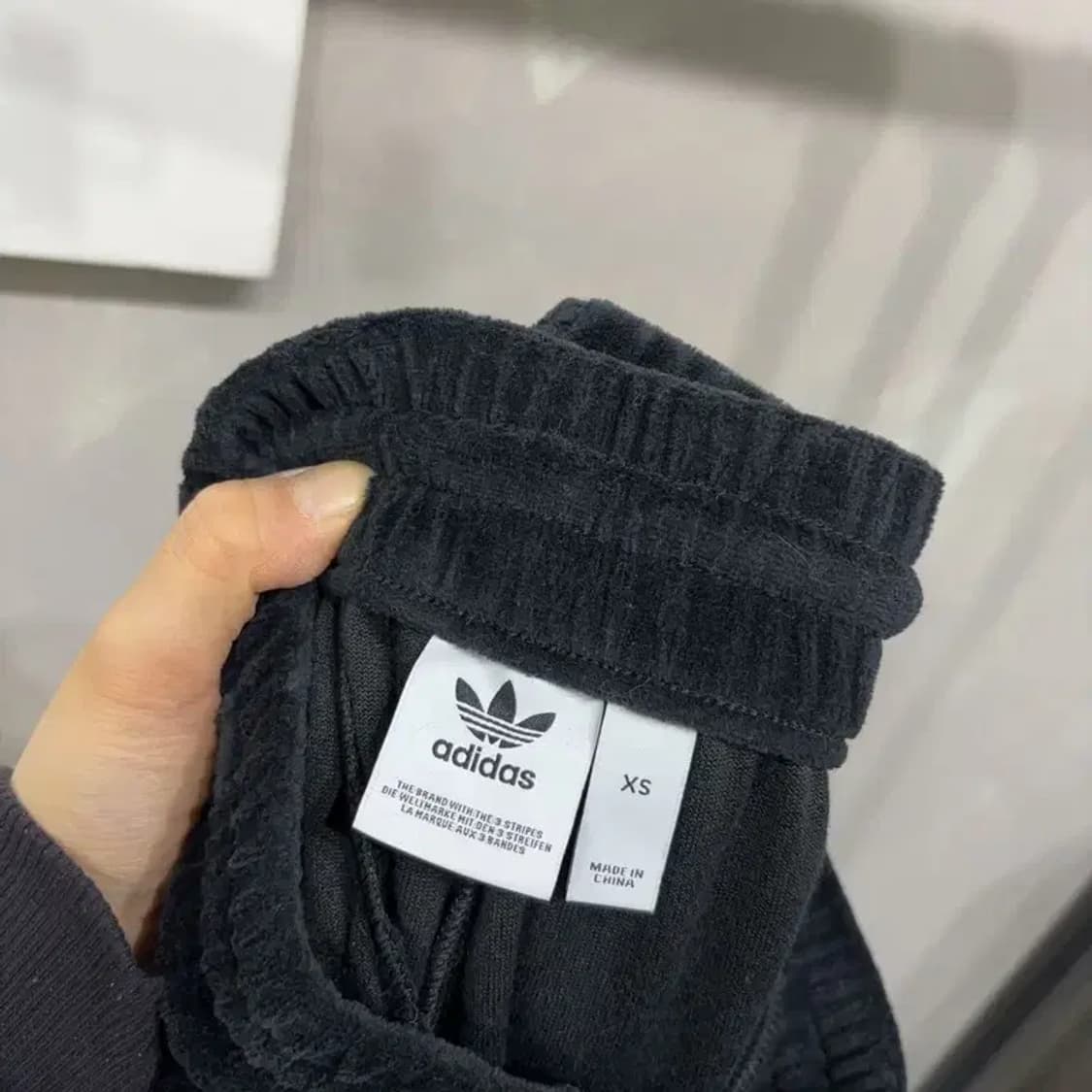 (24~26인치) 아디다스 여성 밴딩 벨벳 조거팬츠 트레이닝팬츠 상품이미지5