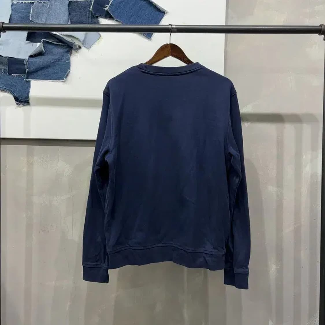 (105) 라코스테 캐주얼 빅로고 프린팅 기모 맨투맨 긴팔 티 상품이미지4