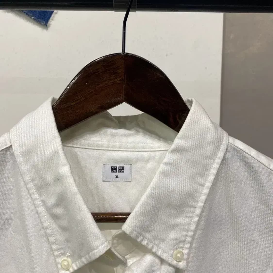(105) 유니클로 캐주얼 베이직 화이트 셔츠 남방 상품이미지2