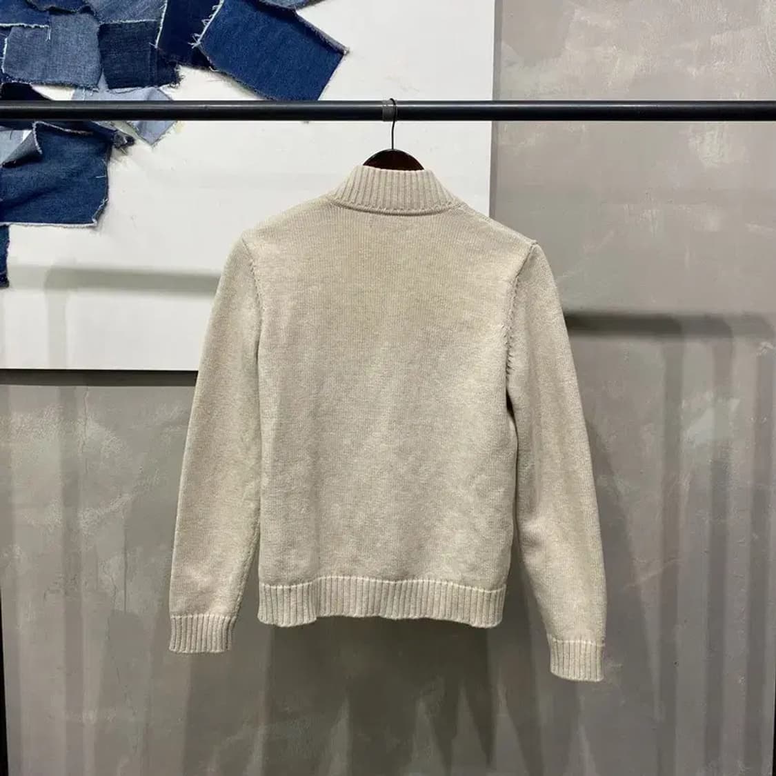 (100) 로렌 랄프로렌 여성 올드스쿨 빈티지 니트집업 자켓 상품이미지4