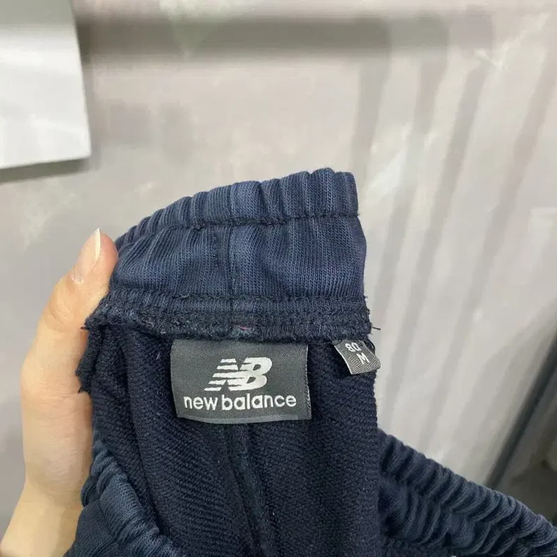 (28~30인치) 뉴발란스 캐주얼 프린팅 밴딩 조거팬츠 운동바지 상품이미지5