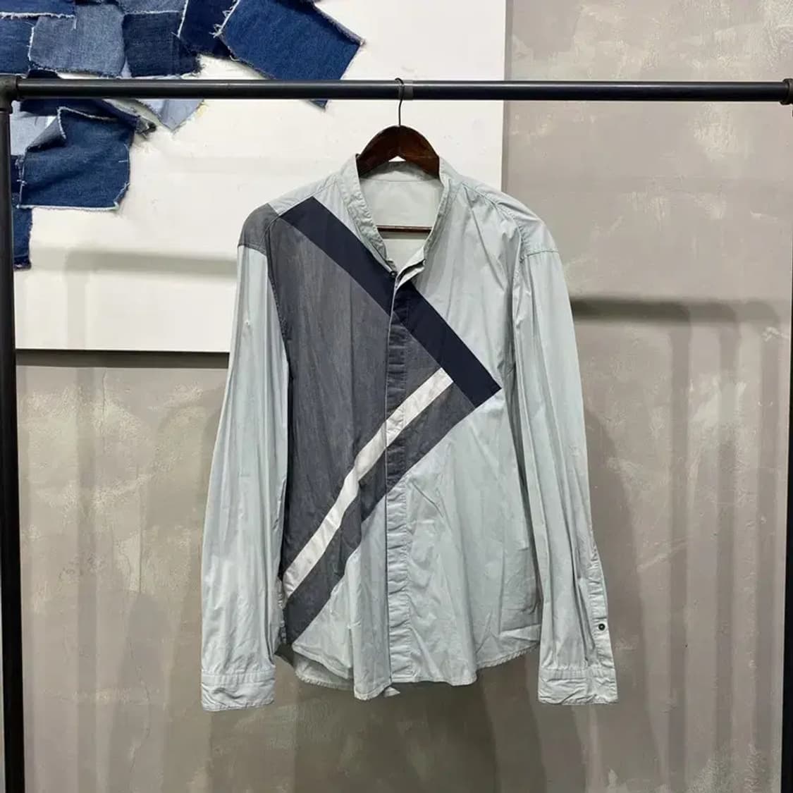 (105) 시스템 한섬 캐주얼 패턴 셔츠 남방 상품이미지1