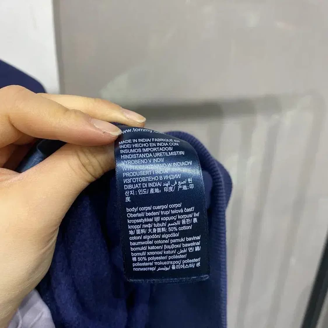 (100) 타미진스 캐주얼 자수 기모 맨투맨 긴팔 티 상품이미지5