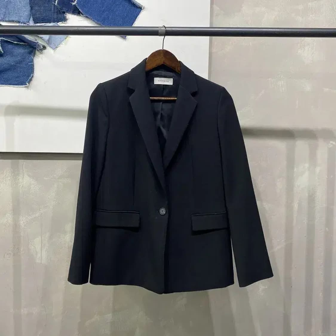 (85) 쉬스미스 여성 캐주얼 원버튼 블레이저 자켓 상품이미지1