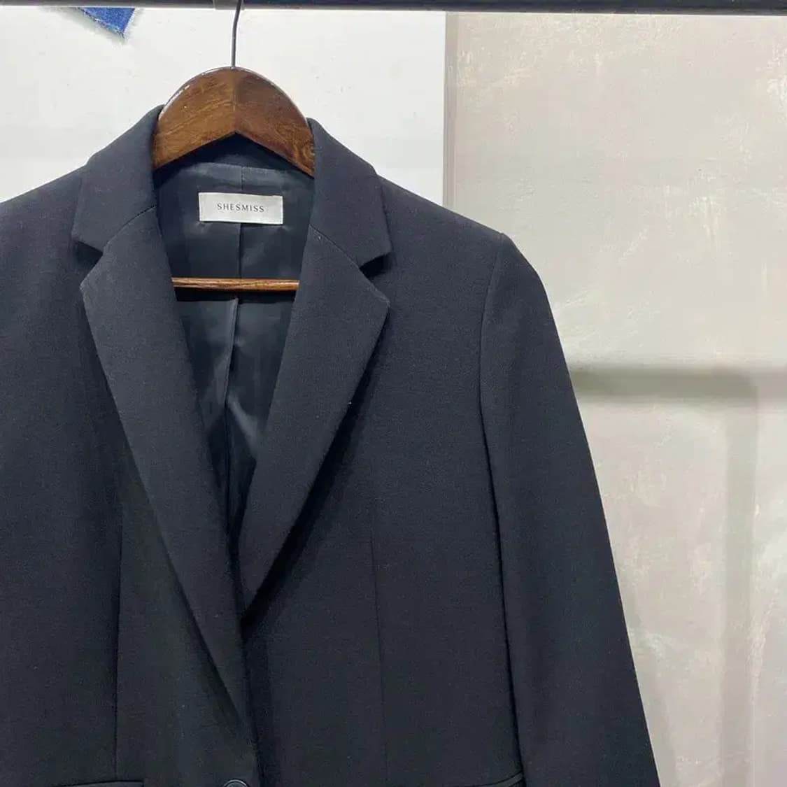 (85) 쉬스미스 여성 캐주얼 원버튼 블레이저 자켓 상품이미지3