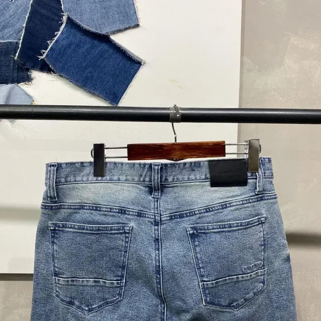 (30인치) 버커루 캐주얼 워싱 스판 청바지 데님팬츠 상품이미지4