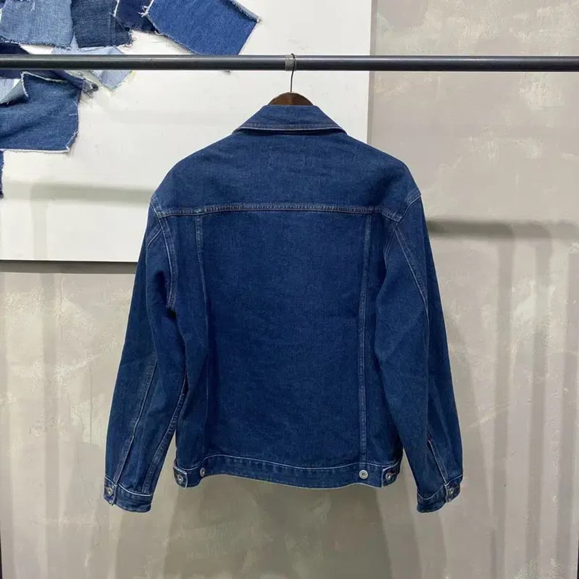 (100) 무신사스탠다드 캐주얼 스트릿 데님 트러커 청자켓 상품이미지4