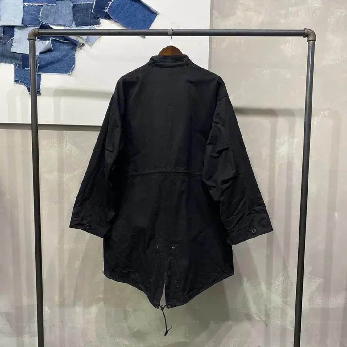 (105) 라퍼지스토어 캐주얼 피쉬테일 롱 야상 자켓 상품이미지3