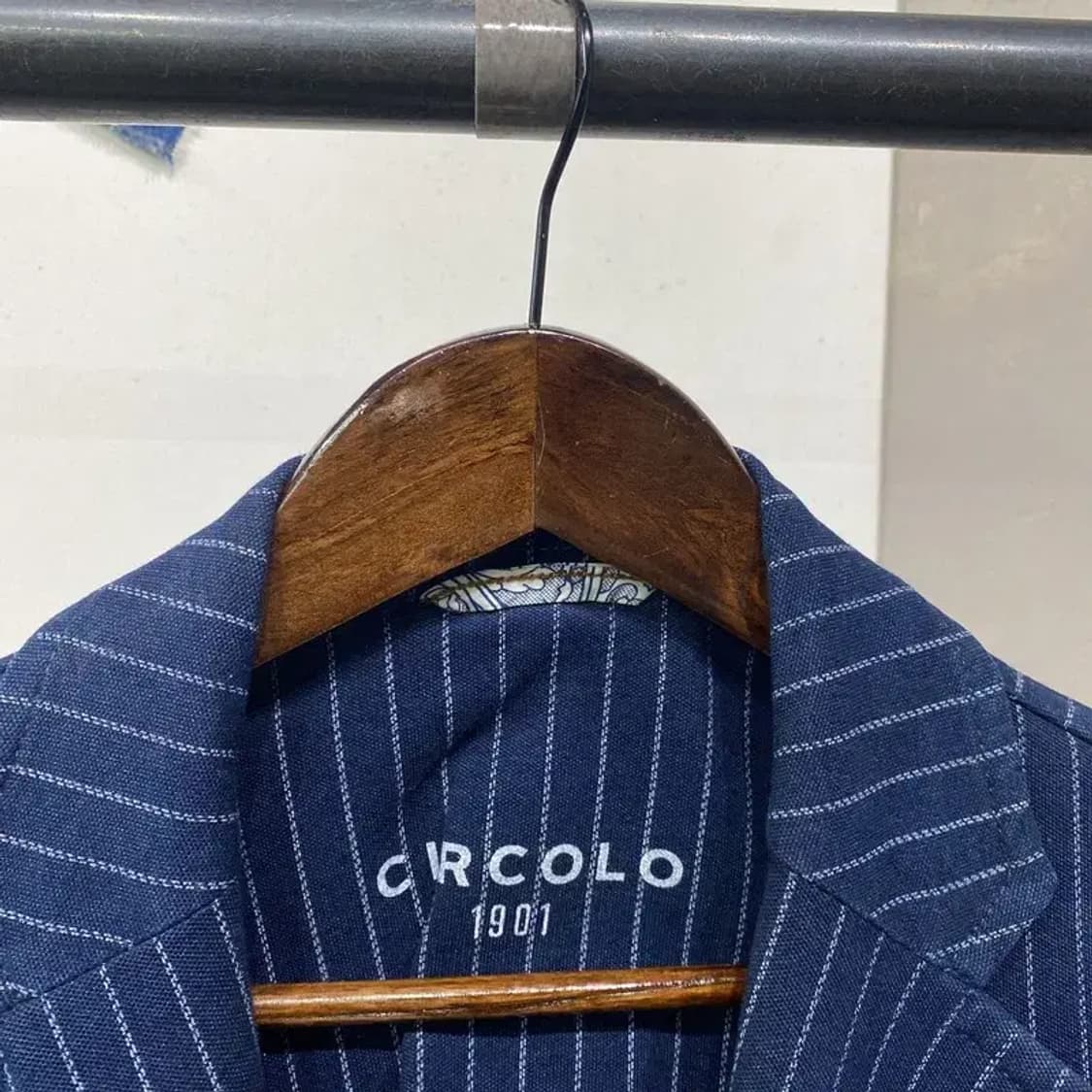 (95) CIRCOLO 치르콜로 캐주얼 스트라이프 블레이저 자켓 상품이미지2