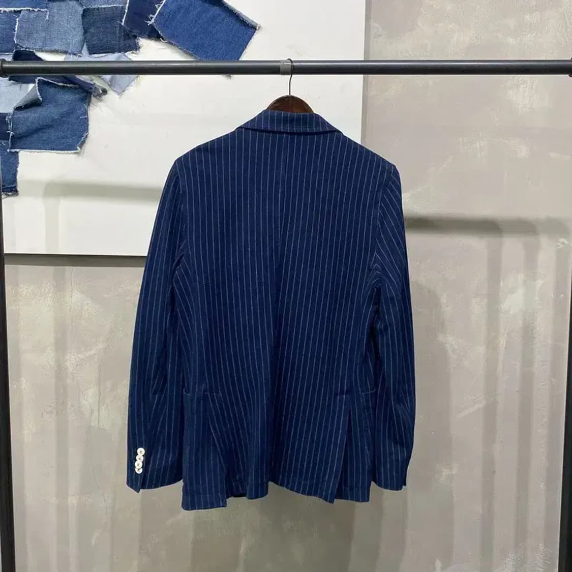 (95) CIRCOLO 치르콜로 캐주얼 스트라이프 블레이저 자켓 상품이미지4