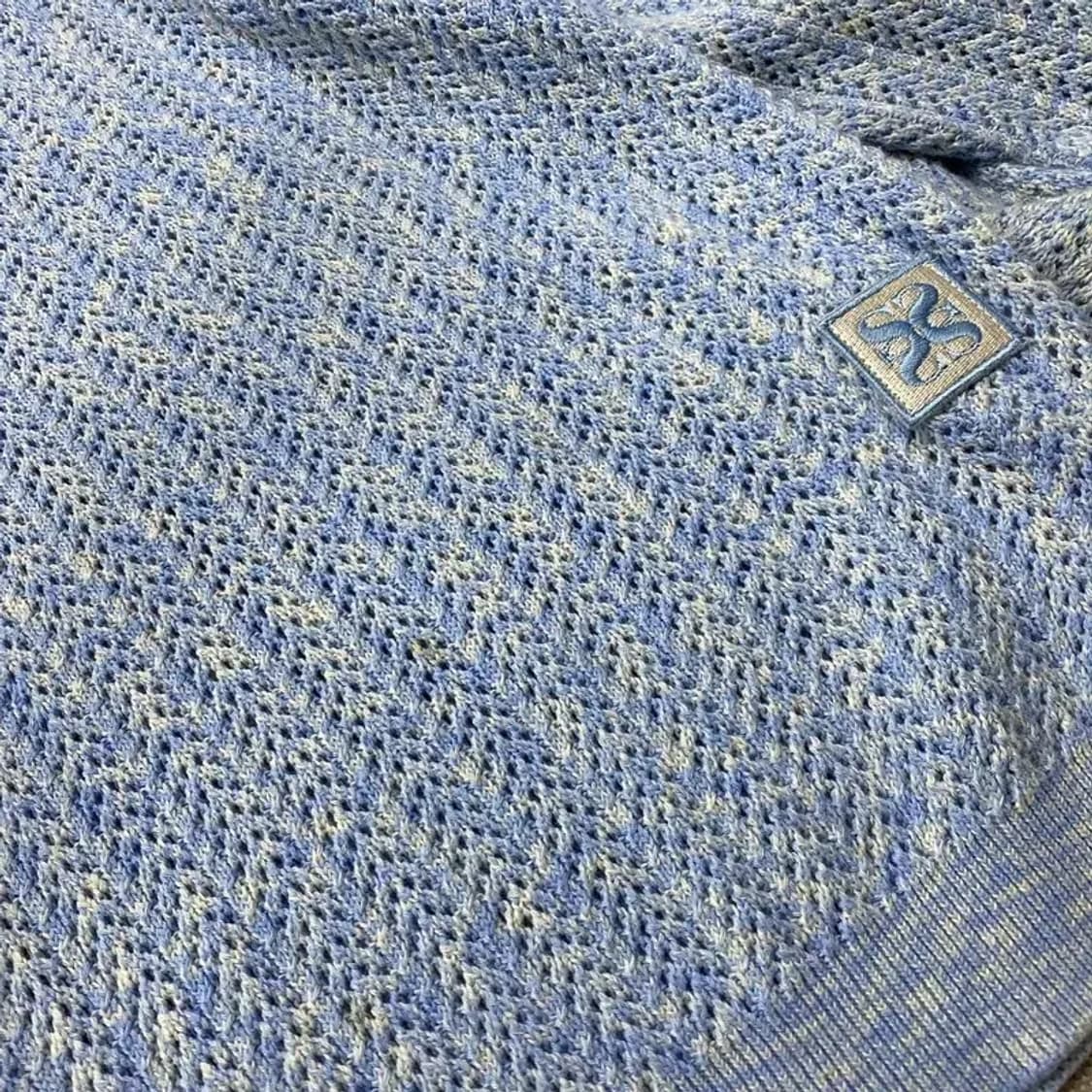 (100) 세터 스트릿 캐주얼 라운드 그물 니트 상품이미지6