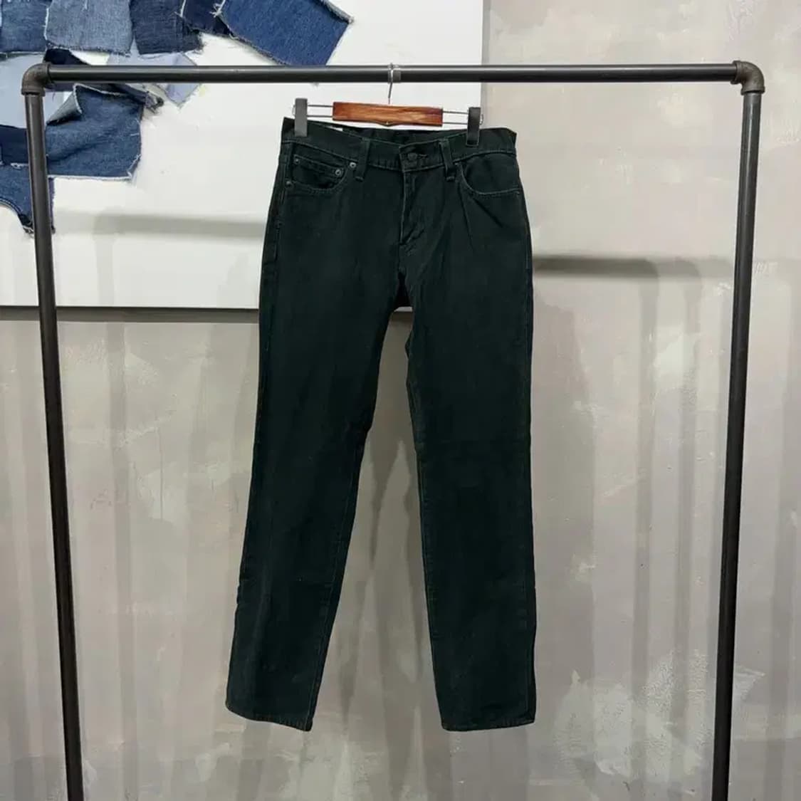 (30인치) 리바이스 511 화이트탭 그린 골덴 코듀로이 팬츠 바지 상품이미지1