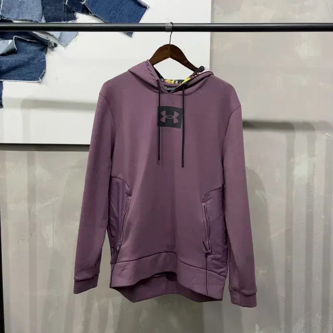 (105) 언더아머 운동 스포츠 프린팅 기능성 후드티 상품이미지1