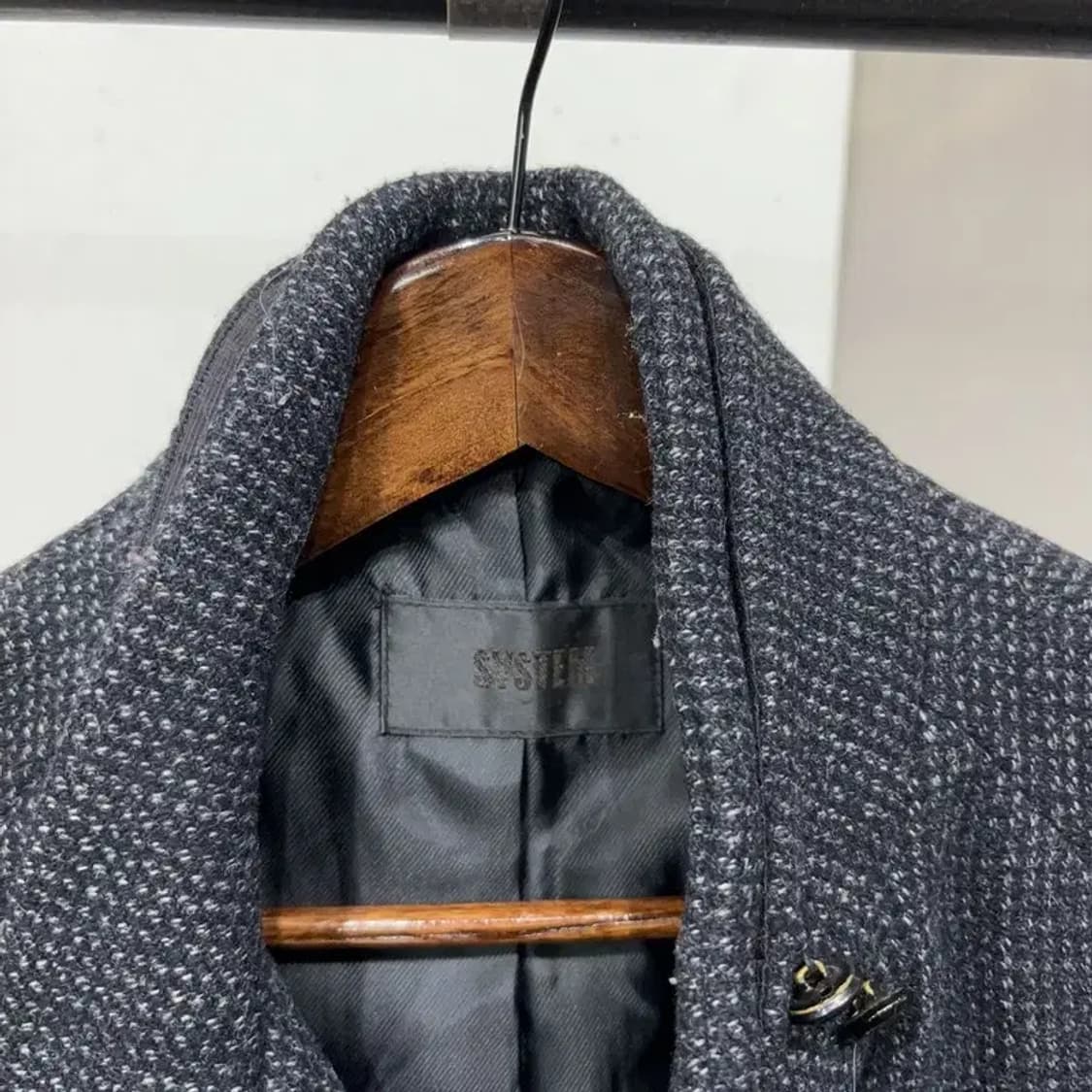 (95) 시스템 한섬 여성 캐주얼 클래식 모직 하프 코트 상품이미지2