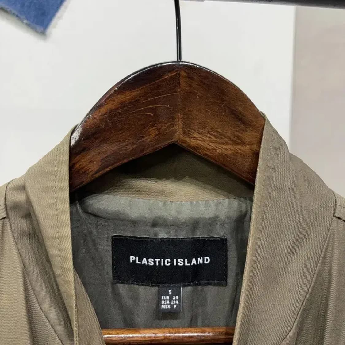 (90) 플라스틱아일랜드 여성 캐주얼 롱 야상 자켓 상품이미지2