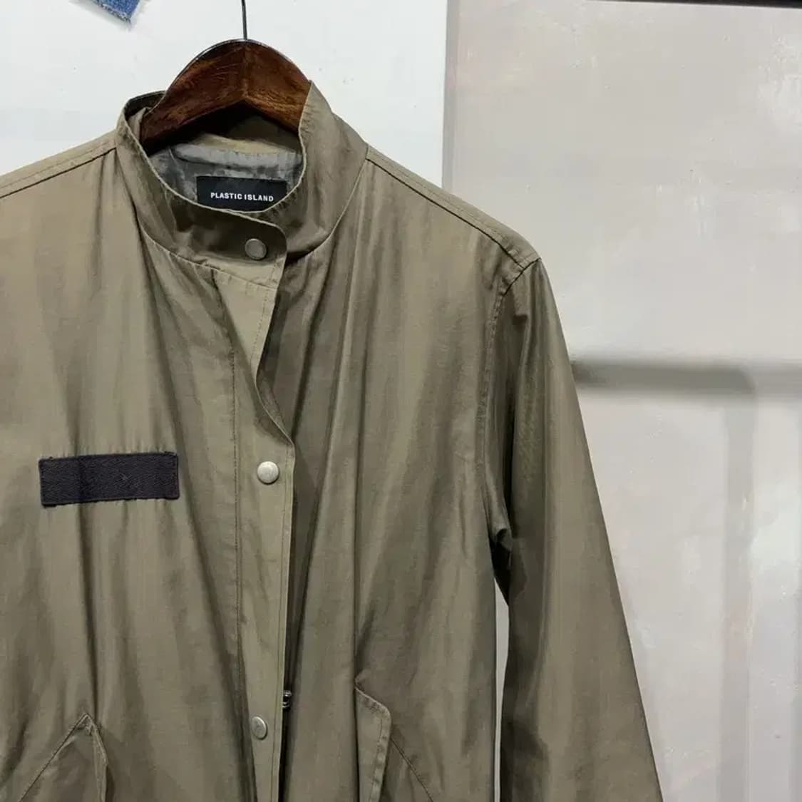 (90) 플라스틱아일랜드 여성 캐주얼 롱 야상 자켓 상품이미지3
