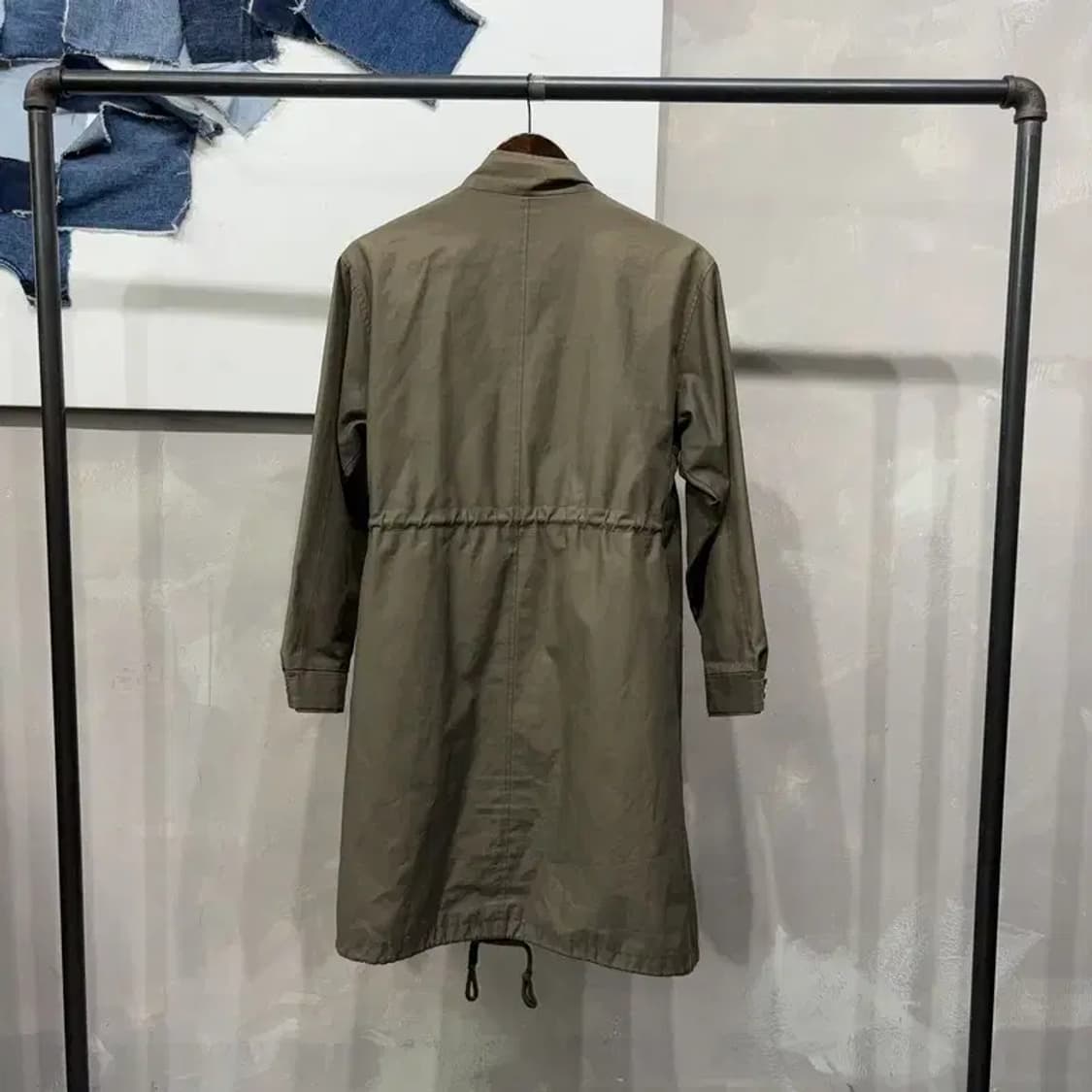 (90) 플라스틱아일랜드 여성 캐주얼 롱 야상 자켓 상품이미지4