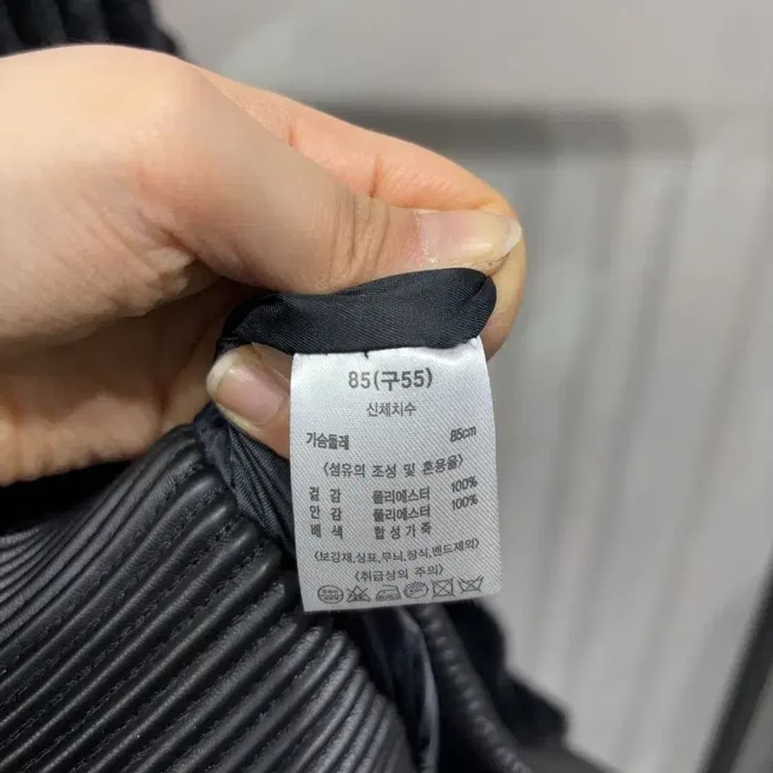 (85) 이상봉 여성 캐주얼 인조가죽 퍼 블루종 자켓 상품이미지5