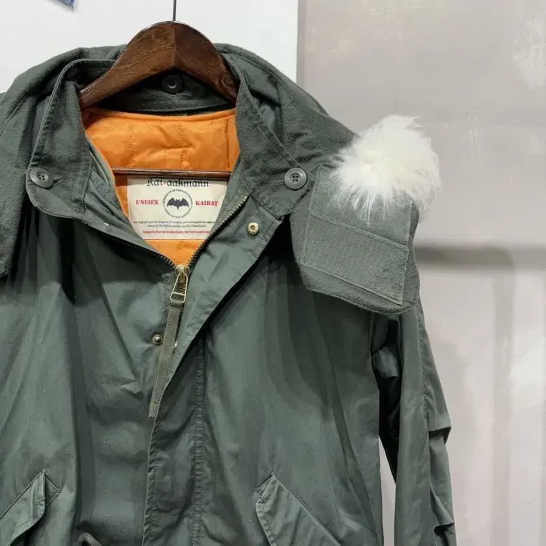 (90) 카이아크만 여성 빈티지 롱 패디드 M65 야상 개파카 상품이미지3