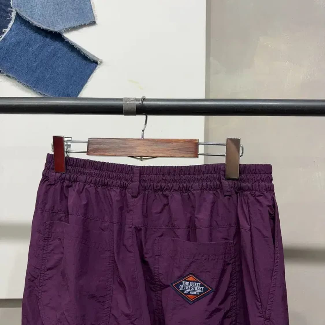 (27~29인치) 리복 여성 캐주얼 밴딩 나일론 카고팬츠 바지 상품이미지5