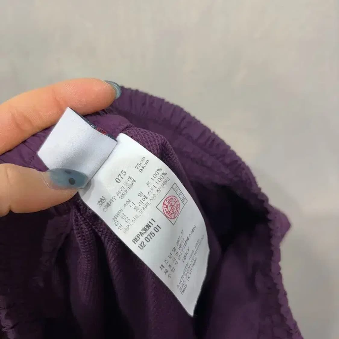 (27~29인치) 리복 여성 캐주얼 밴딩 나일론 카고팬츠 바지 상품이미지6