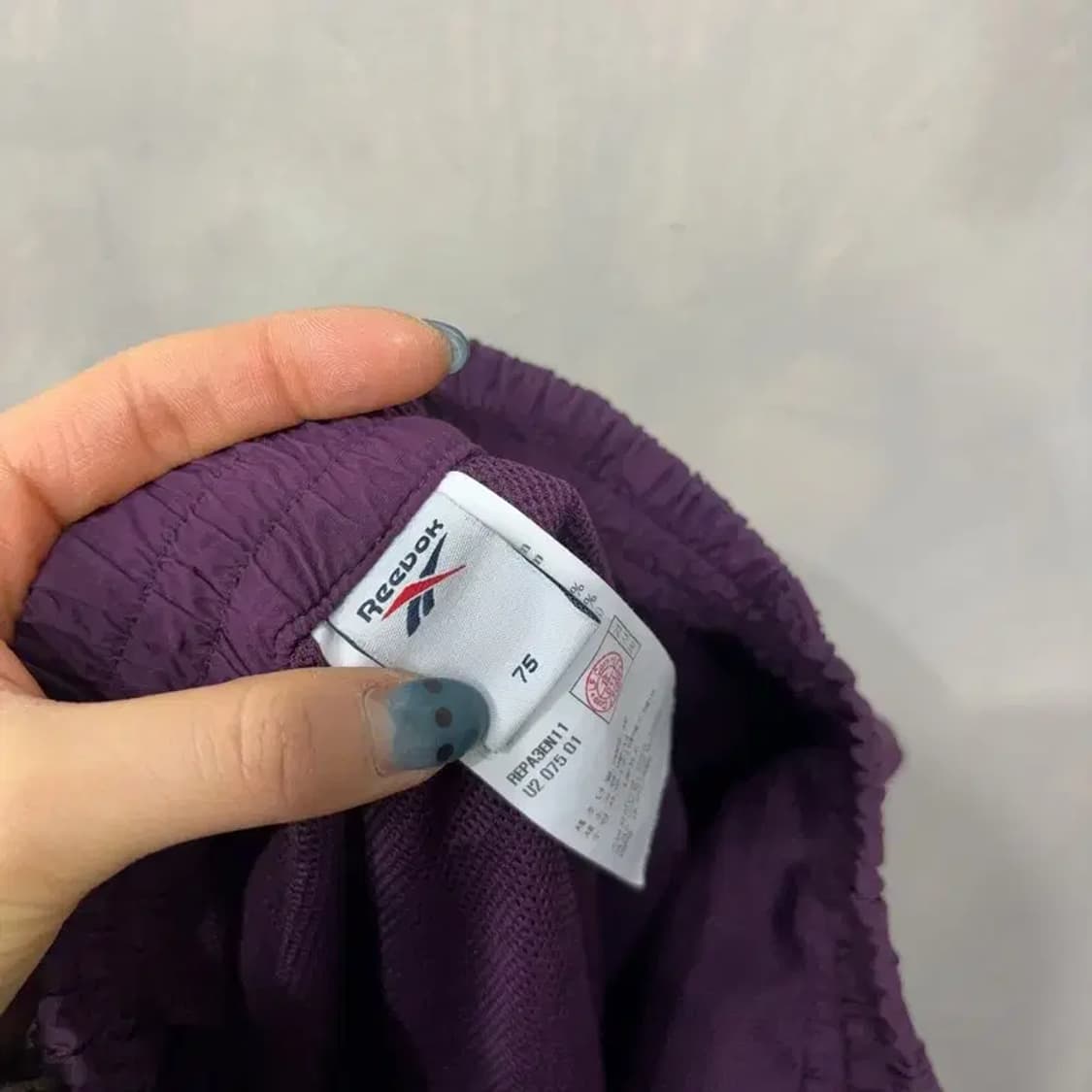 (27~29인치) 리복 여성 캐주얼 밴딩 나일론 카고팬츠 바지 상품이미지7