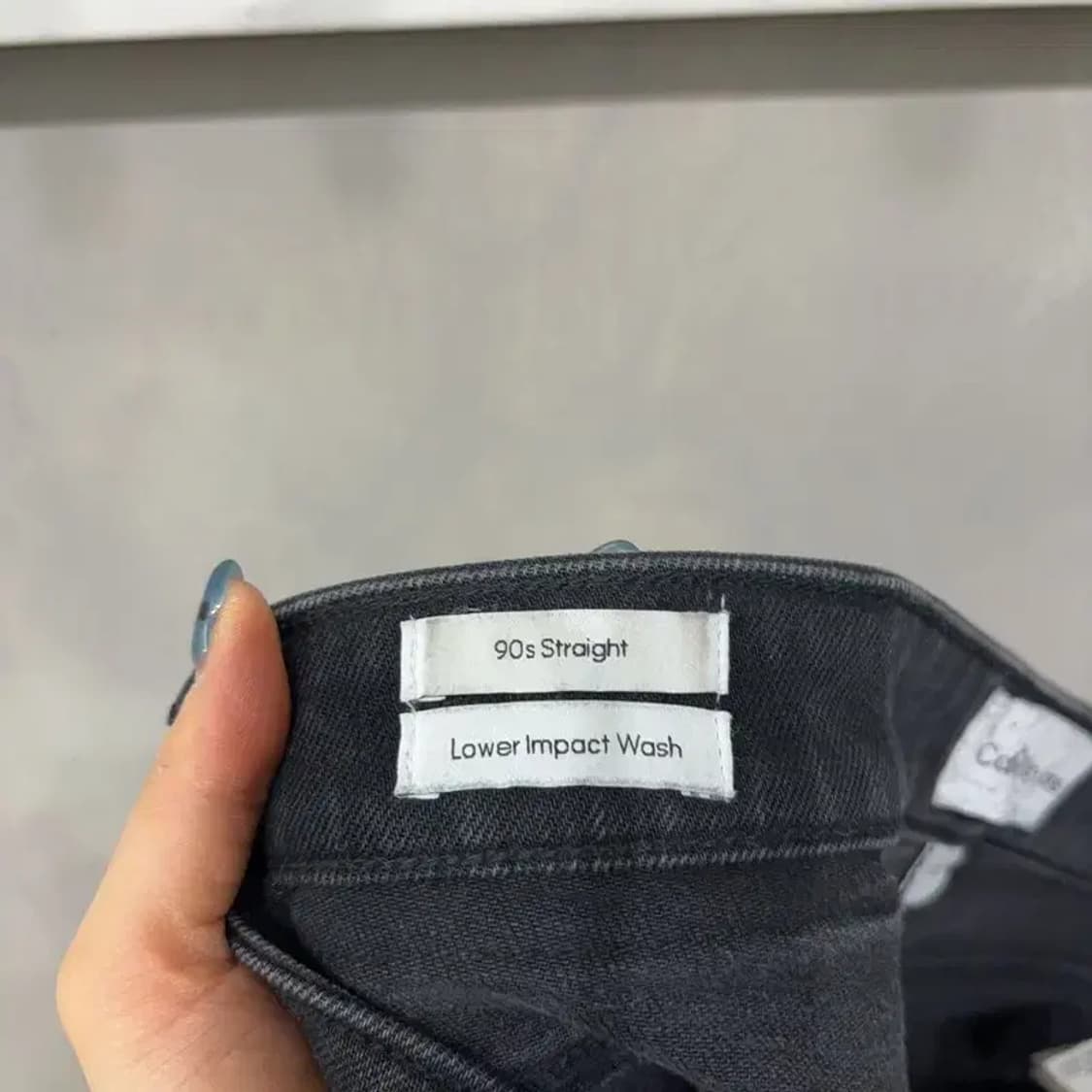 (29인치) 캘빈클라인 CK 캐주얼 스판 흑청바지 데님팬츠 상품이미지6