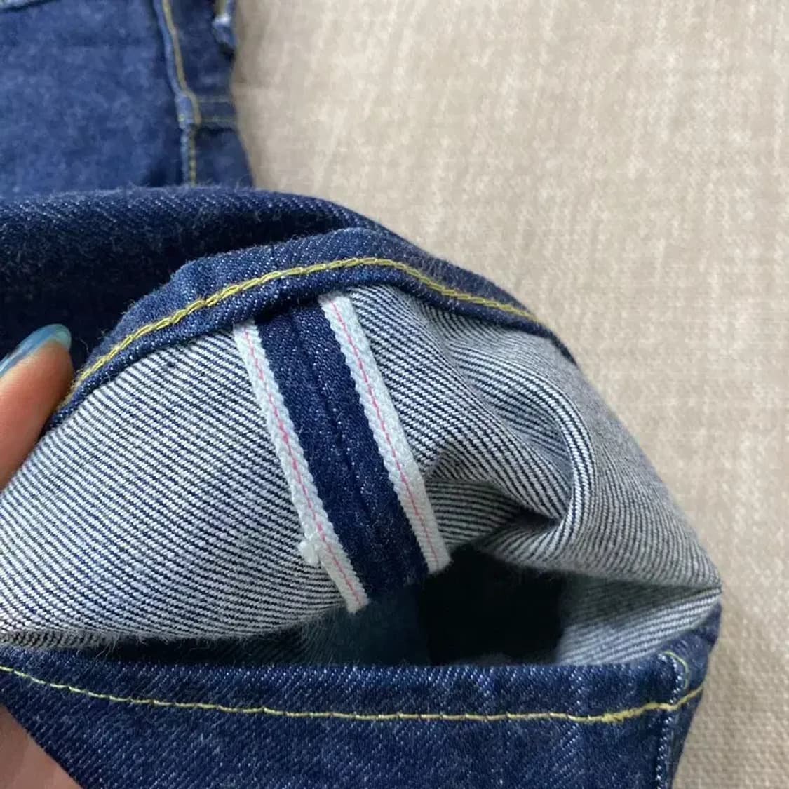 (27인치) 아나토미카 여성 캐주얼 셀비지 생지 진청바지 데님팬츠 상품이미지6