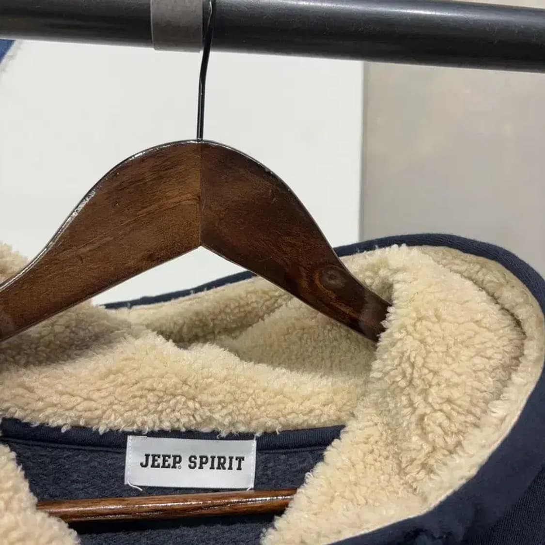 (95) 지프 캐주얼 빅로고 자수 양털 기모 후드집업 자켓 상품이미지2