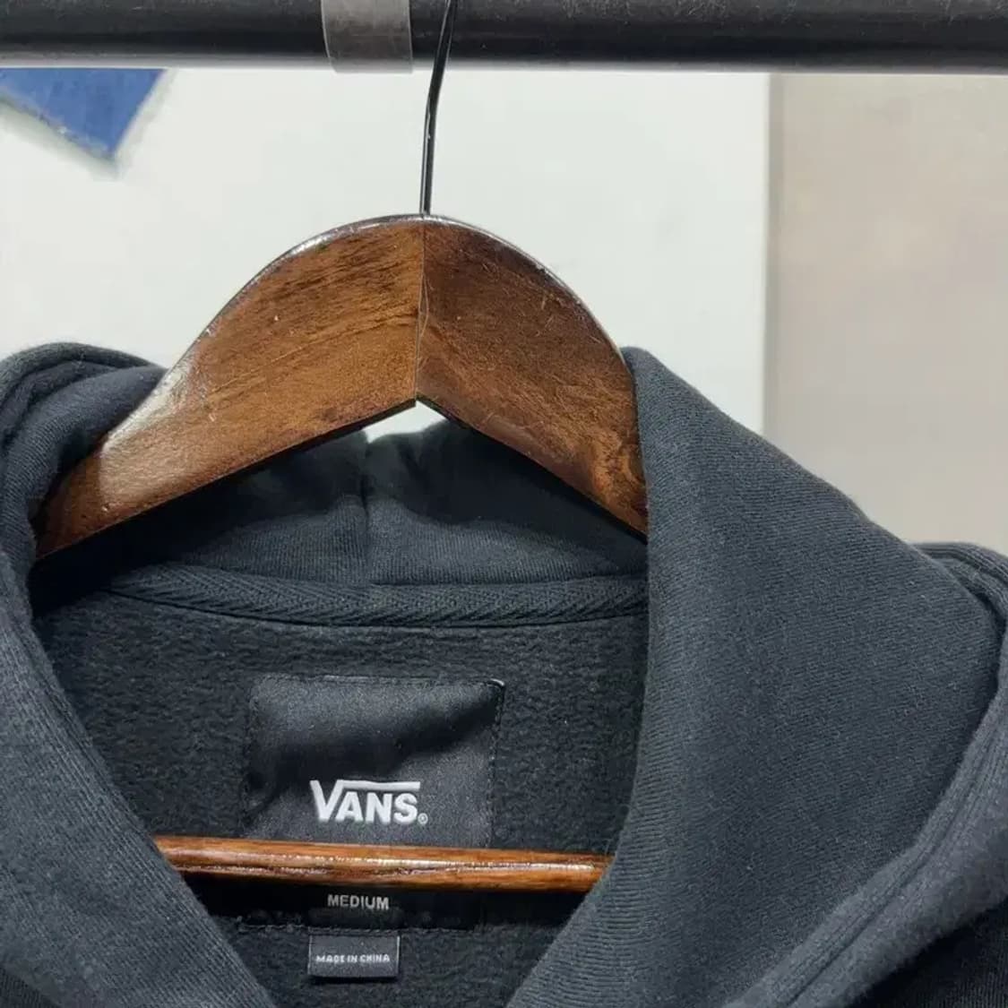 (95) 반스 스트릿 캐주얼 빅로고 프린팅 기모 후드티 상품이미지2