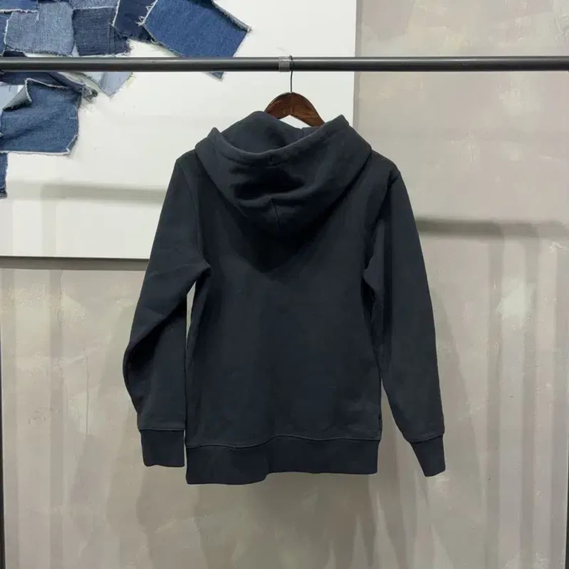 (95) 반스 스트릿 캐주얼 빅로고 프린팅 기모 후드티 상품이미지4