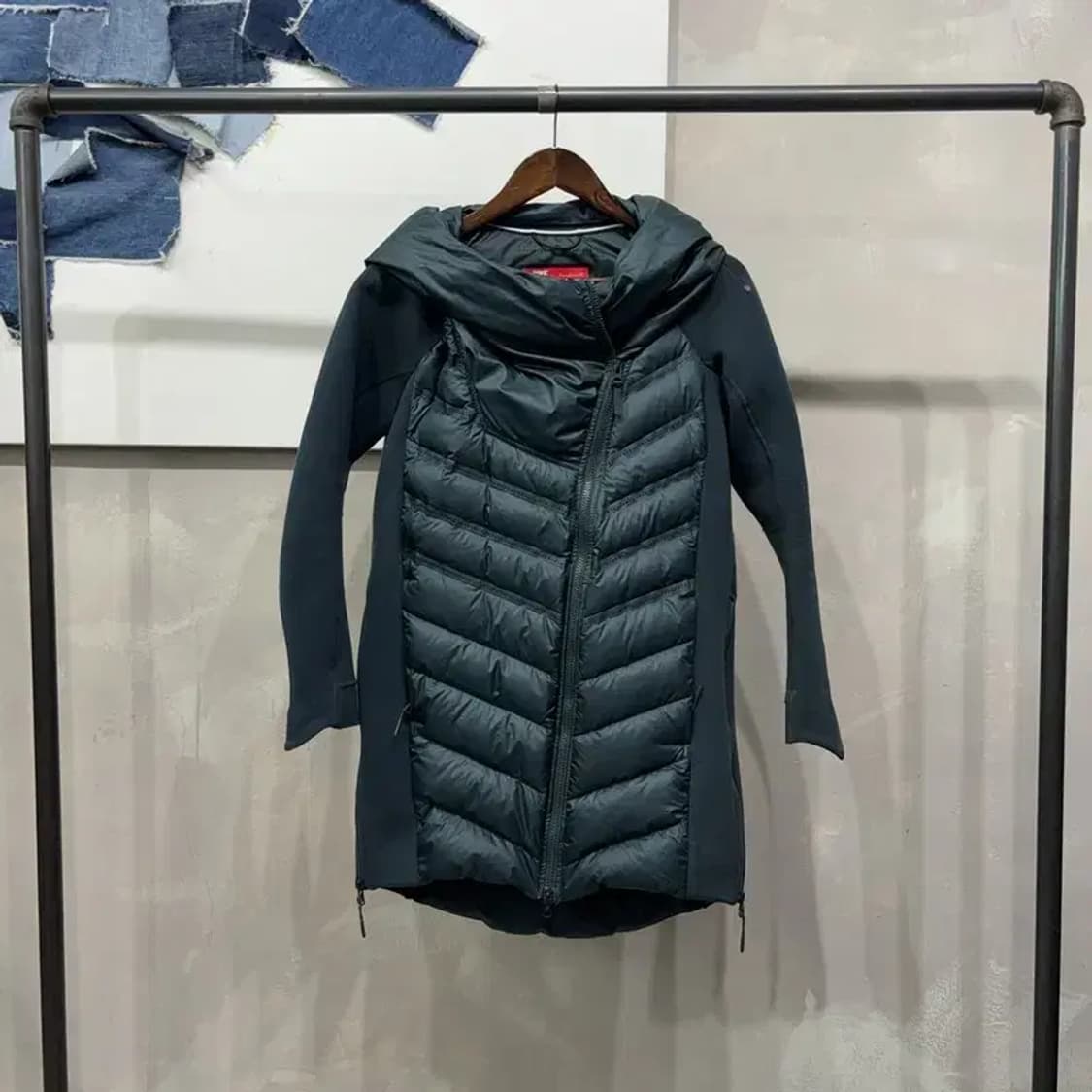 (90) 나이키 여성 테크팩 에어로로프트 롱 경량패딩 자켓 상품이미지1