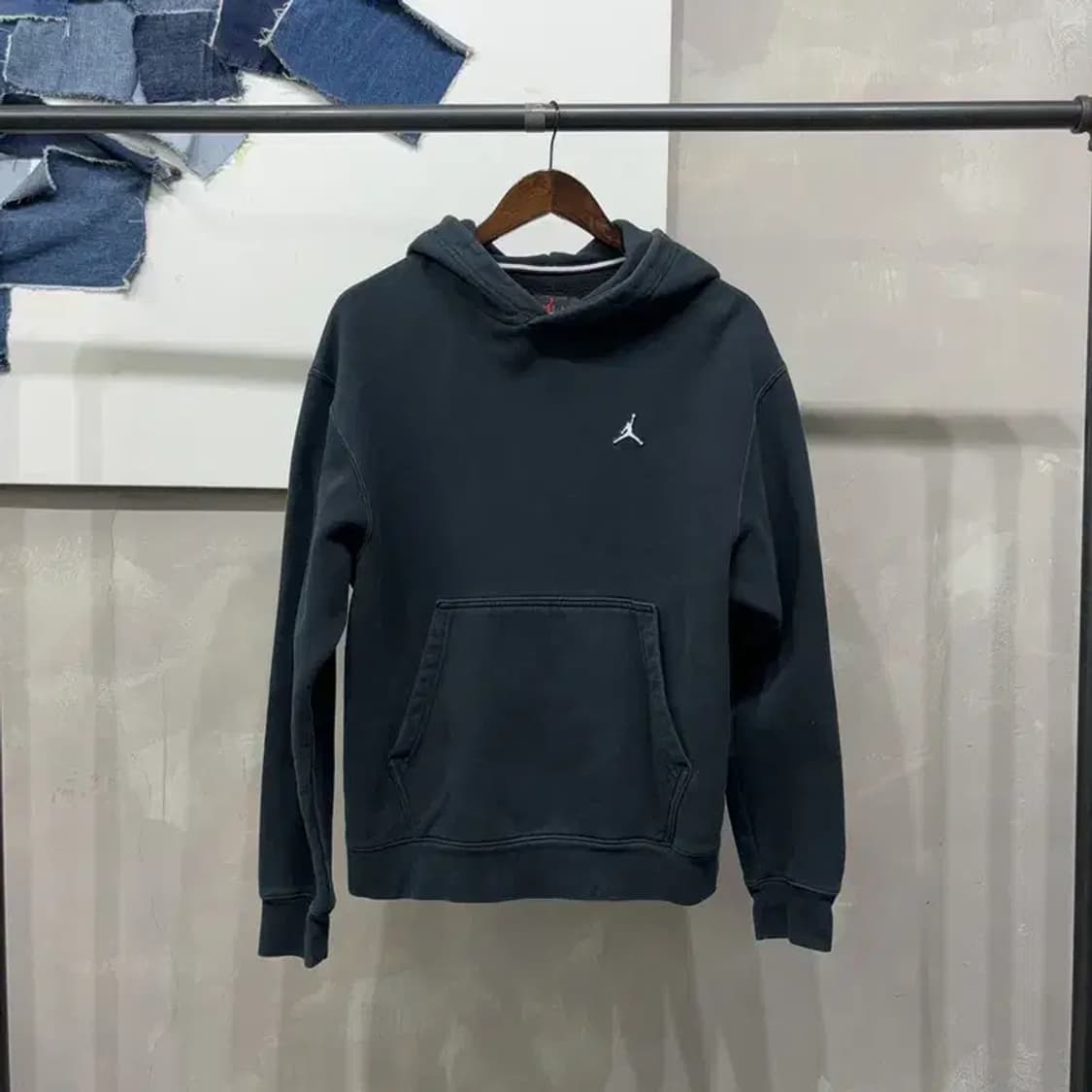 (100) 나이키 조던 캐주얼 스트릿 자수 기모 후드티 상품이미지1